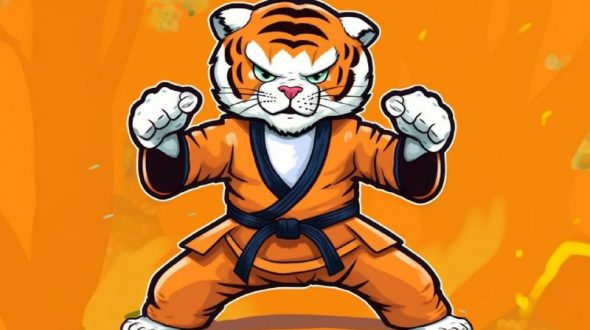 Strong and Powerful designs As This Karate Pose
